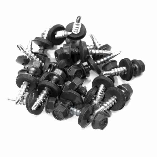 Wkręty farmerskie 4,8x25 RAL 7024 - 250 sztuk
